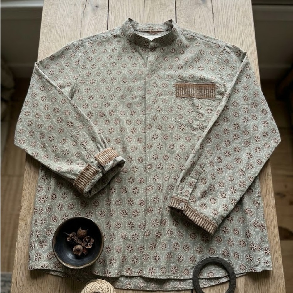 Mix and Match Men's Patterned Button-Up Shirt